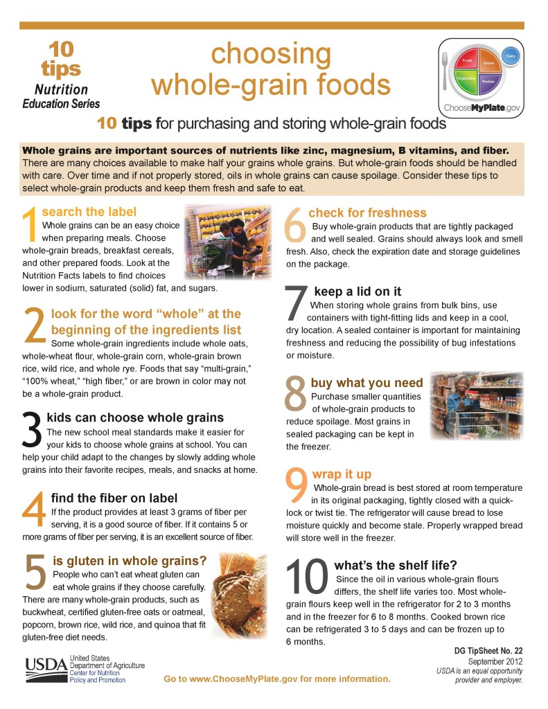 DGTipsheet22ChoosingWholeGrainFoods-page1